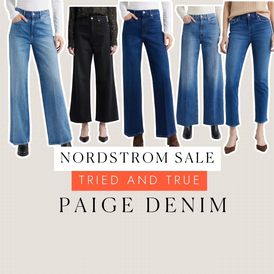 Tried and true favorites from Nordstrom Anniversary Sale - Paige jeans! Stretchy but never stretch out. Great for work, sitting jeans. #nsale

#LTKSaleAlert #LTKMidsize