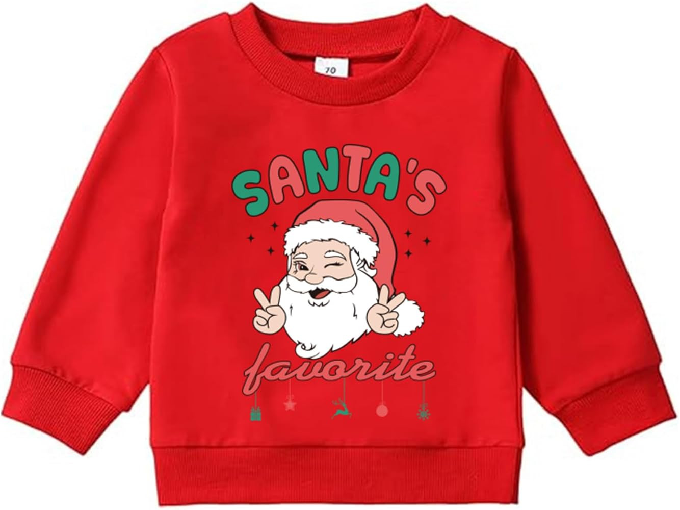 Toddler Baby Girl Boy Christmas Sweatshirts Long Sleeve Merry Christmas Shirt Outfit Winter Sweat... | Amazon (US)