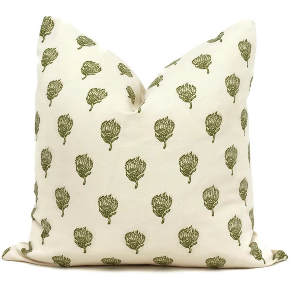 Decorative Pillow Cover Sister Green Parish Petite Skukusa - Etsy | Etsy (US)