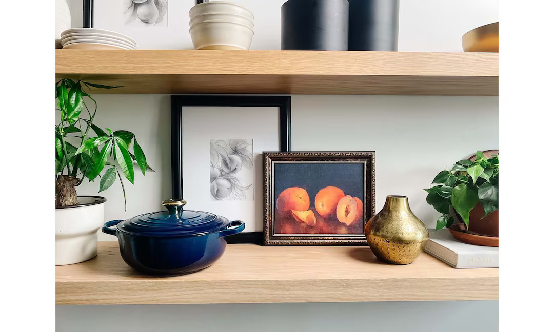 Deep Floating Shelves Deep Floating Shelf White Oak Shelves - Etsy | Etsy (US)