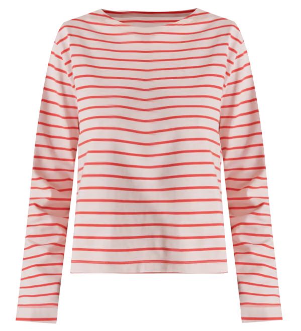 Lucky Brand Women's Breton Striped Cotton Long-Sleeve T-Shirt - Macy's | Macy's