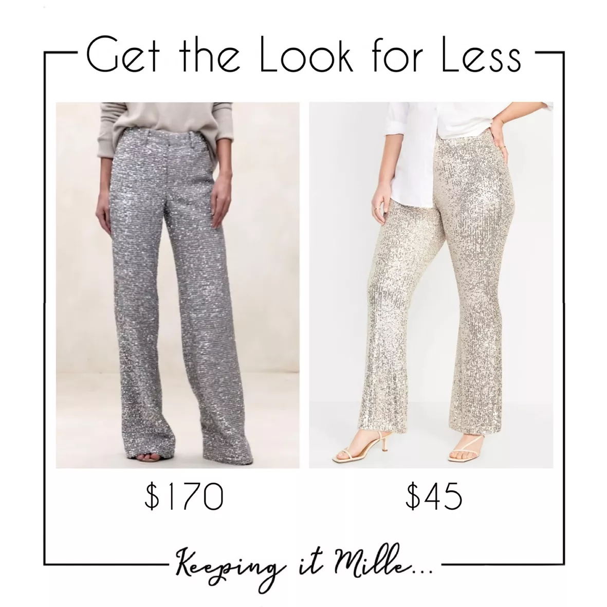 How to Make Sequin Pants Look Cool