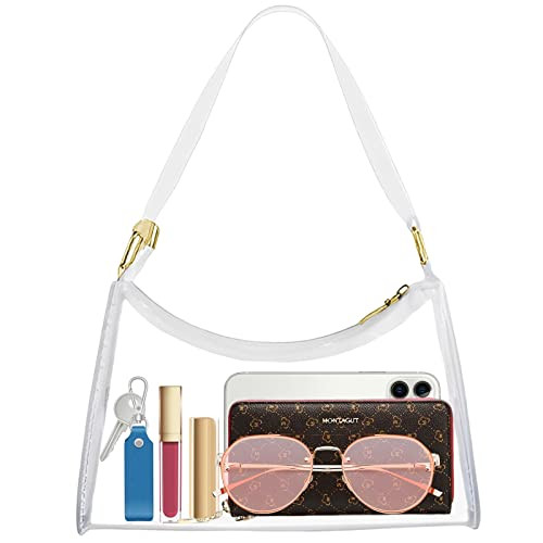 Ginogento Clear Bag for Stadium Events,Clear Bag Purse for women Crossbody Transparent for Concerts,Festivals,Sport Events | Amazon (US)