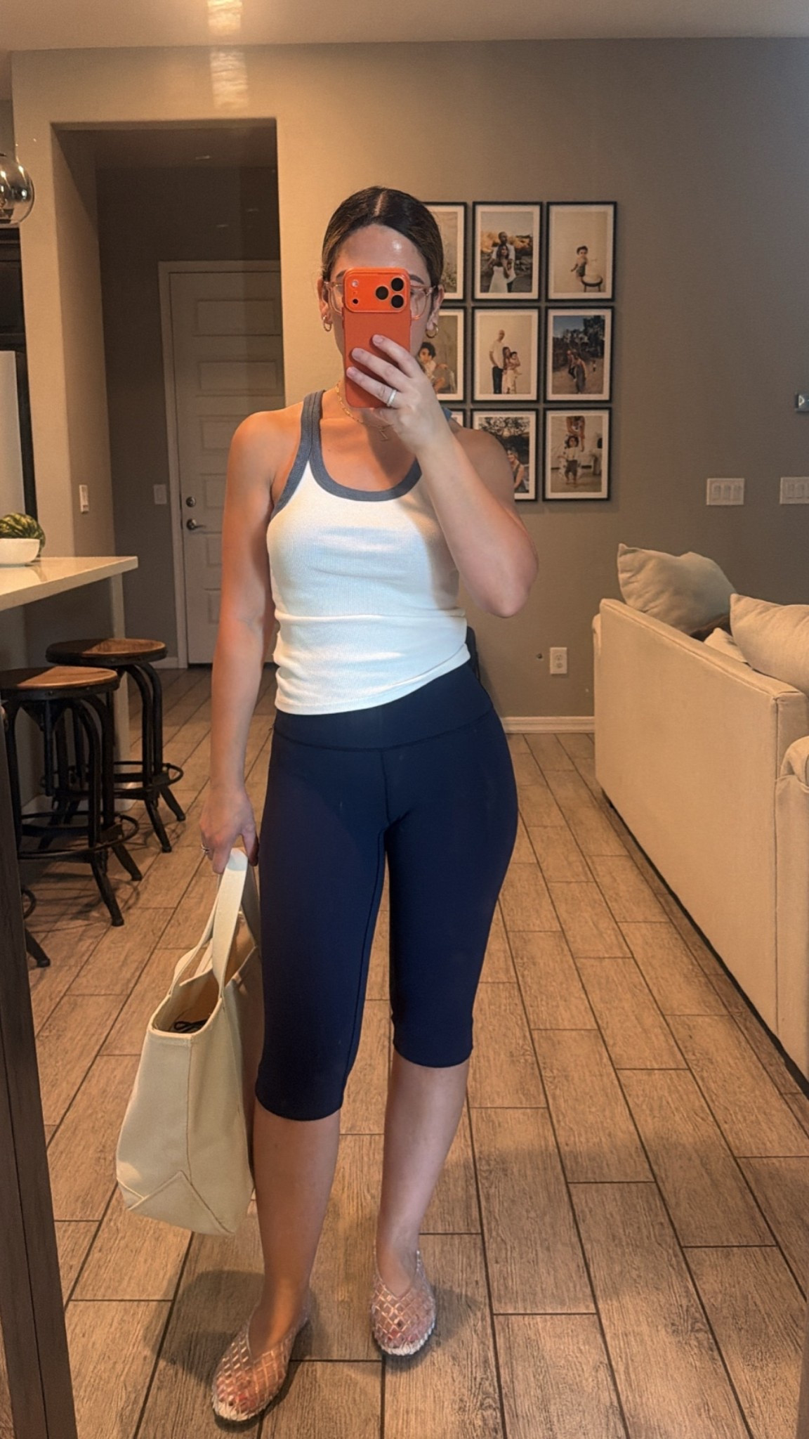 Zara Tank M & Lululemon leggings in 4! 

#momstyle #minimalstyle #lululemon #zara #styletip #summeroutfits #springstyle #casualstyle #nordstromfinds #jellyflats #llbean #totebag #summerbag #mombag

#LTKU #LTKSaleAlert #LTKmomlife