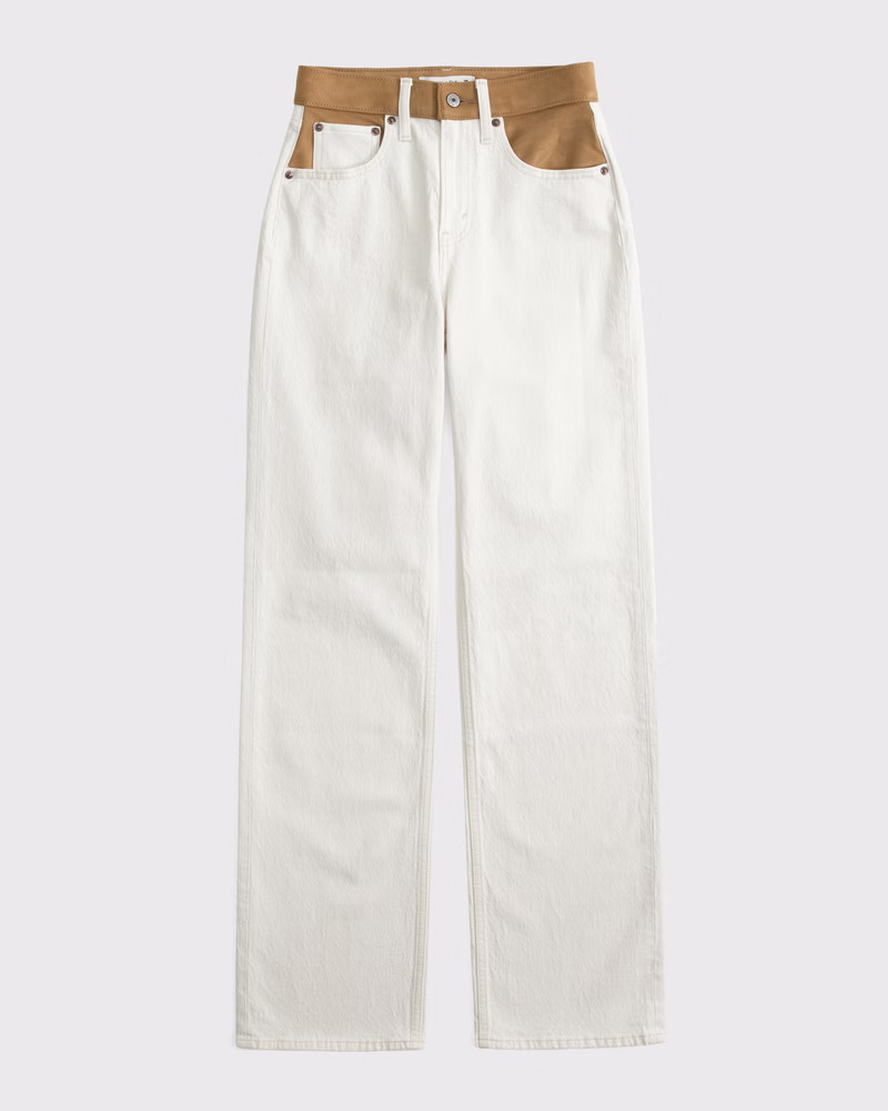 Women's Curve Love High Rise 90s Relaxed Jean | Women's New Arrivals | Abercrombie.com | Abercrombie & Fitch (US)