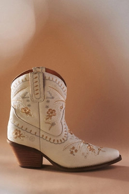 Dingo 1969 Primrose Leather Booties | Anthropologie (US)