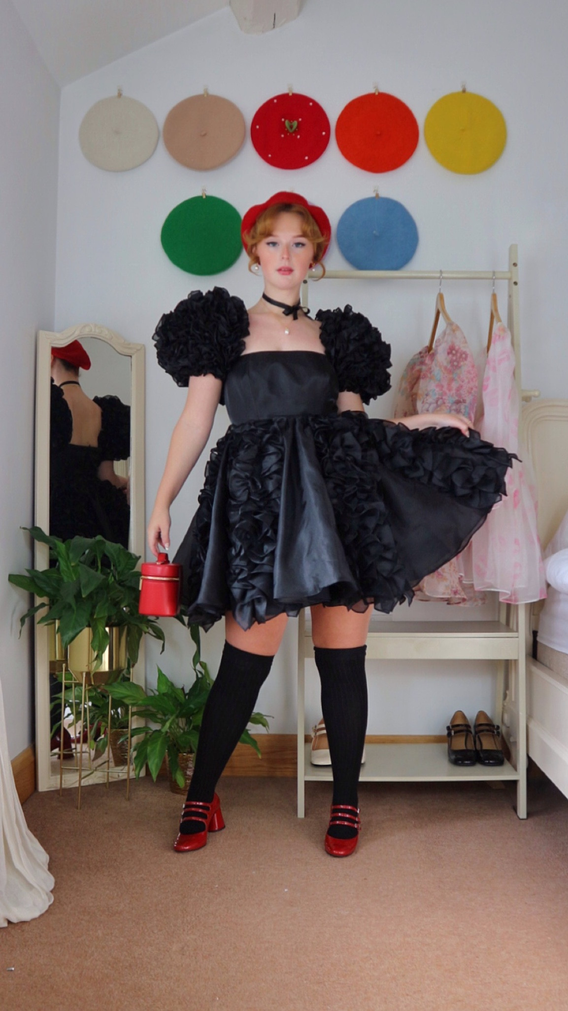 styling the selkie paris dress 🍒🖤

#LTKeurope #LTKstyletip #LTKSeasonal