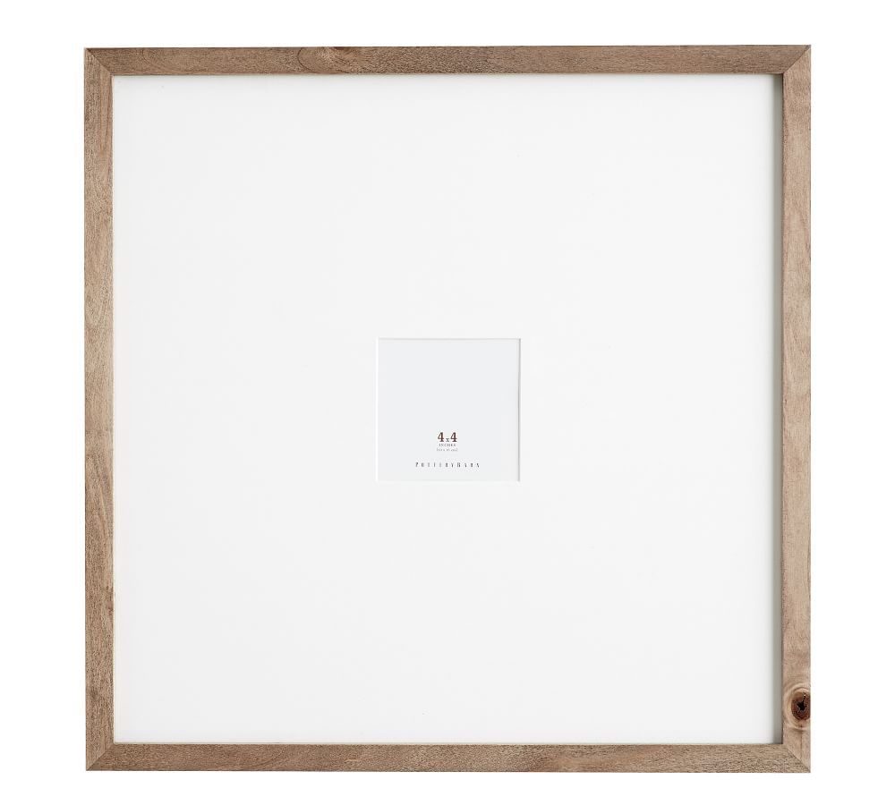 Wood Gallery Oversized Mat Frame 4" x 4" (18" x 18" Without Mat) | Pottery Barn (US)