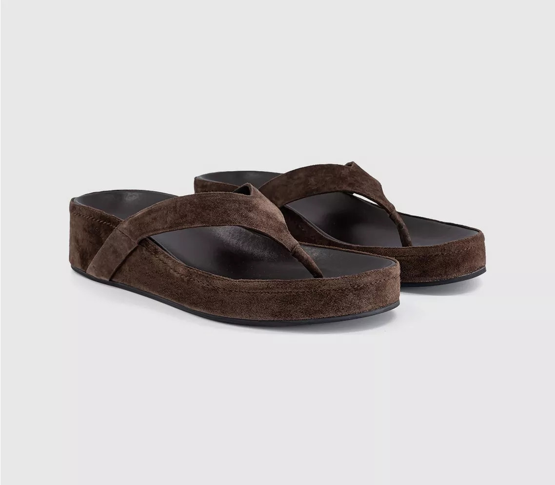 Tony Bianco Blaire Sandals Espresso Suede - Women\u2019s Sandals | Office Shoes (UK)