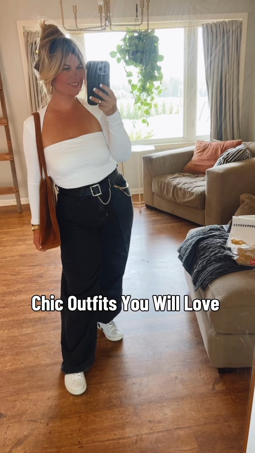 Fall outfit ideas with the wide leg jean #

#LTKootd #LTKOver40 #LTKWorkwear