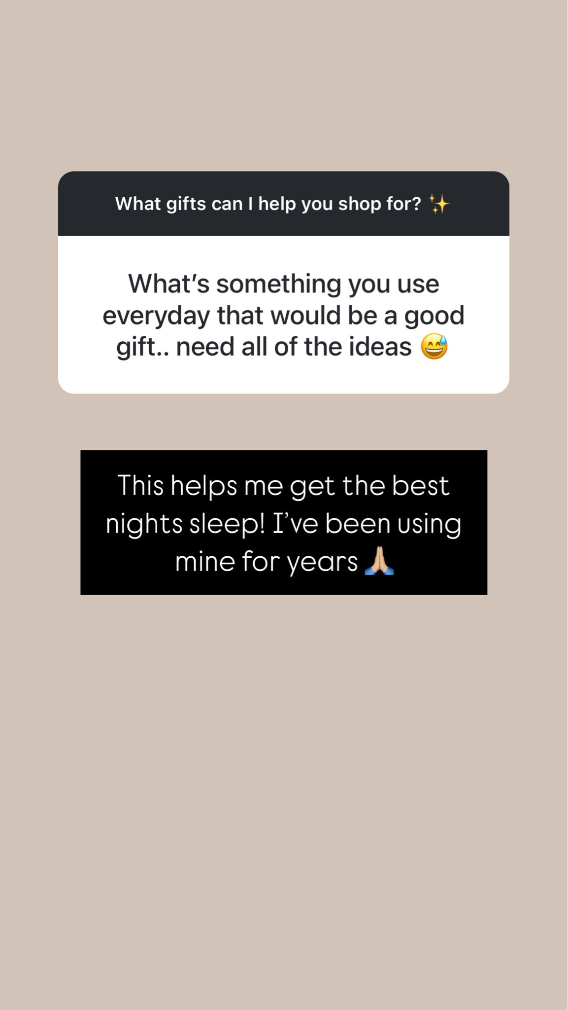 This helps me get the best night sleep! I’ve been using mine for years ✨