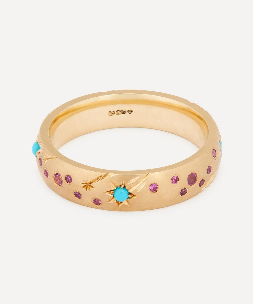 Balint Samad 9ct Gold Orion Shooting Star Band Ring K Luxury Christmas Gift / Present | Liberty London (UK)