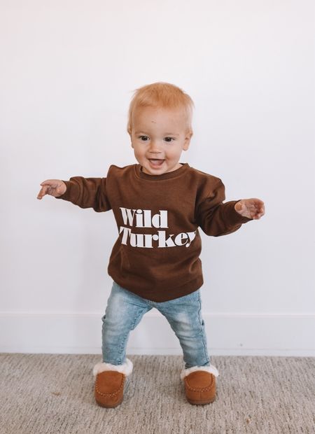 baby Thanksgiving outfit • fall outfits • baby jeans • baby boots • holiday outfits 

#LTKfamily #LTKbaby #LTKSeasonal