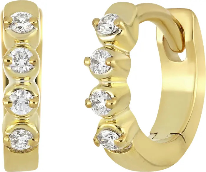 Liora Diamond Huggie Hoop Earrings | Nordstrom
