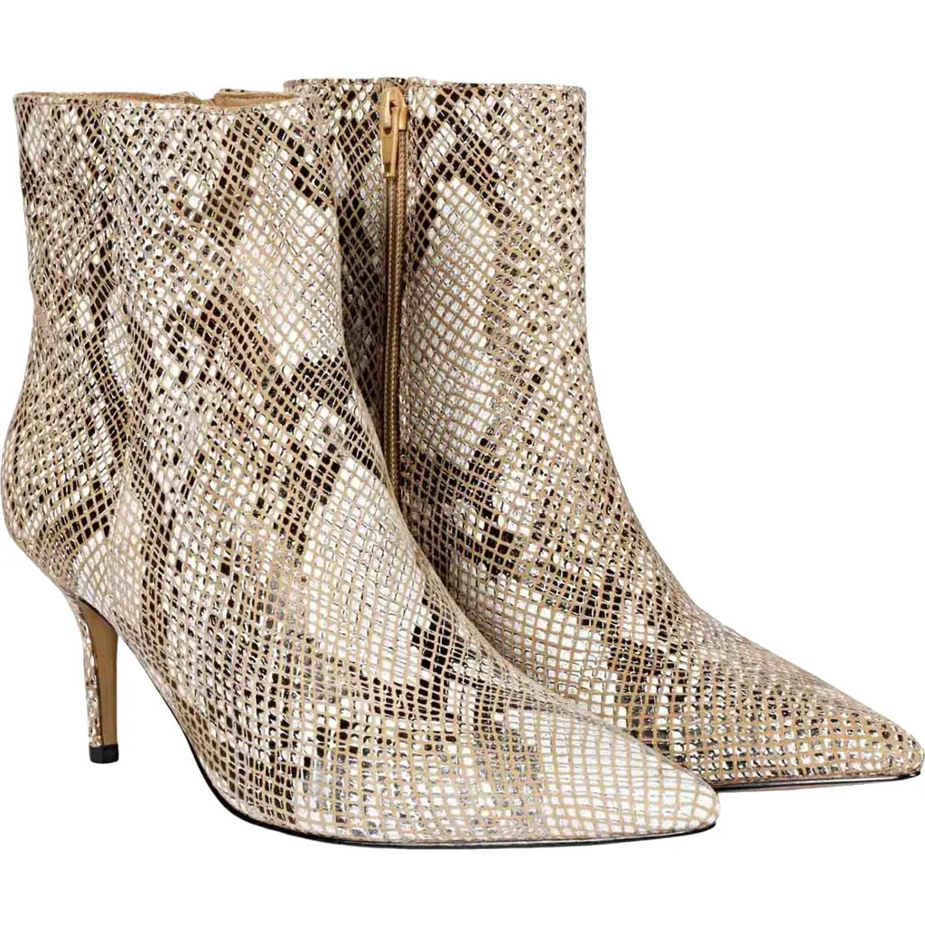 SAINT G Lottie Pointed Toe Bootie in Beige at Nordstrom Rack, Size 6-6.5Us / 37Eu | Nordstrom Rack