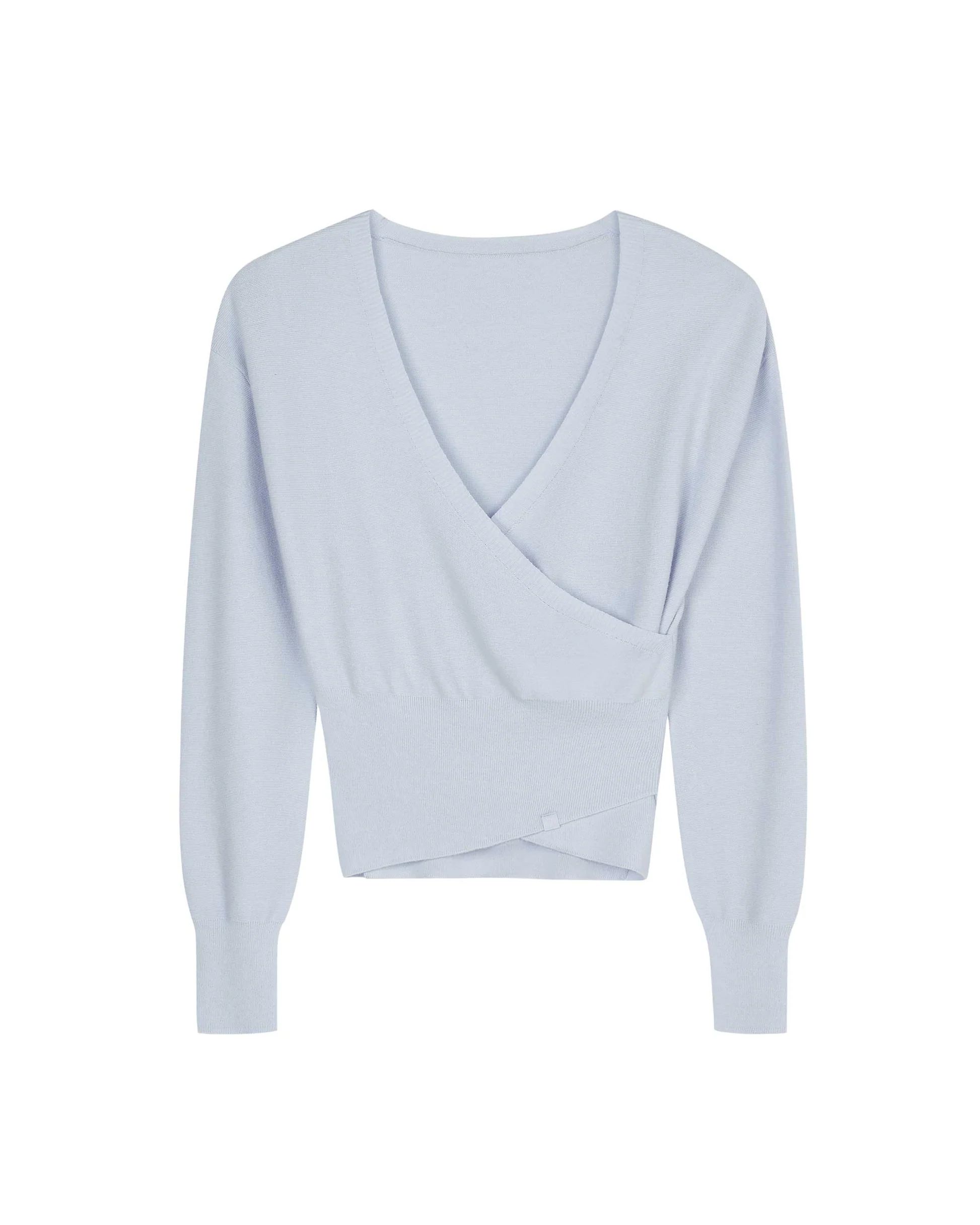 Ballet Wool Wrap Sweater | NEIWAI