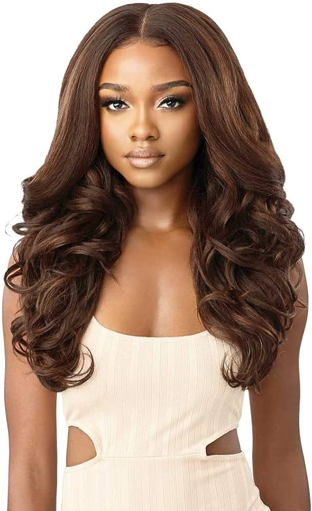 Outre 360 Frontal Lace Wig 13"x6" Hand Tied Lace Frontal KALINDA (1B) | Amazon (US)