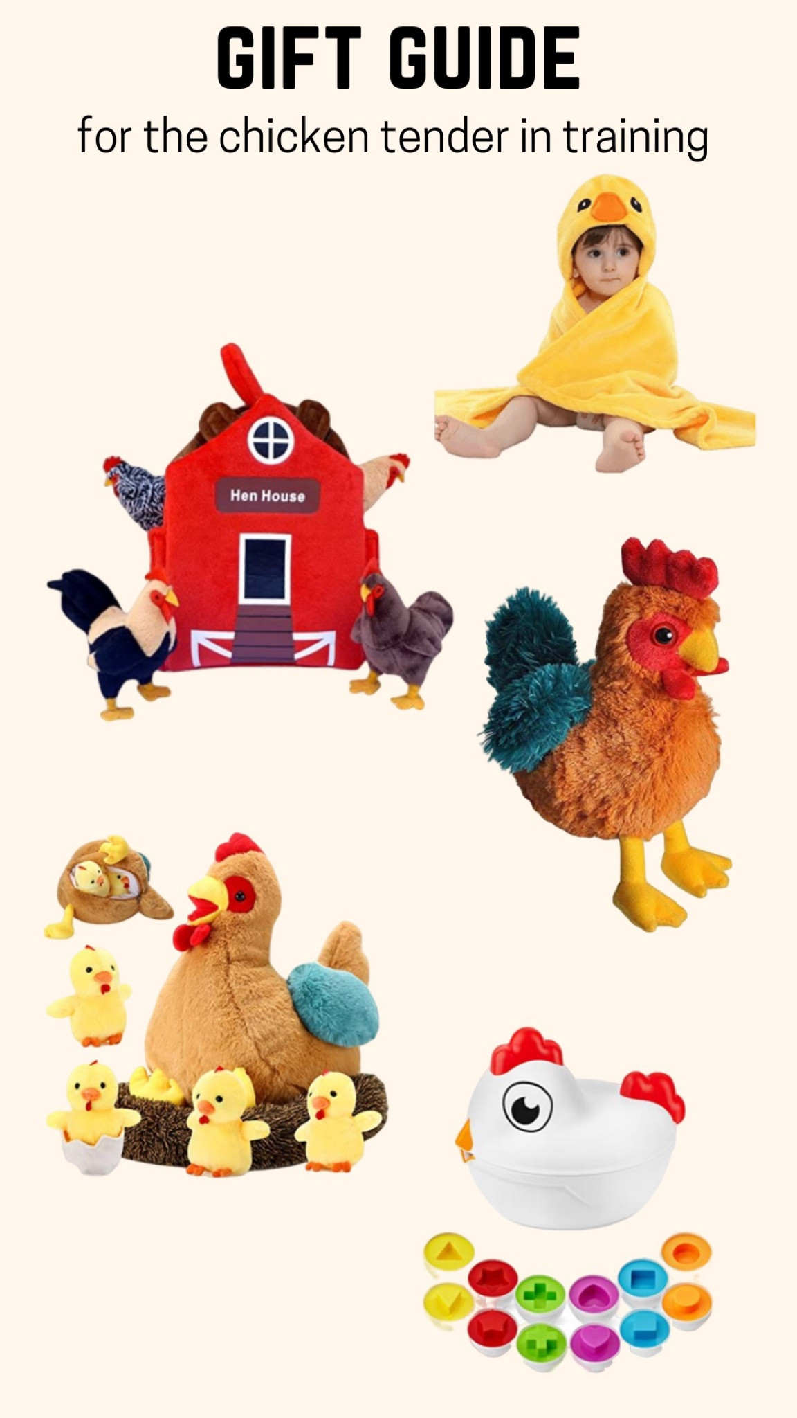 Gift Guide: For the Chicken Tender in Training

#LTKkids #LTKbaby #LTKGiftGuide