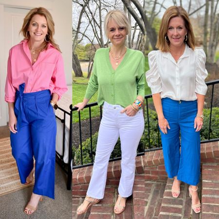 Colorblocking 101 💗💙💚🤍

#LTKSeasonal #LTKstyletip #LTKworkwear