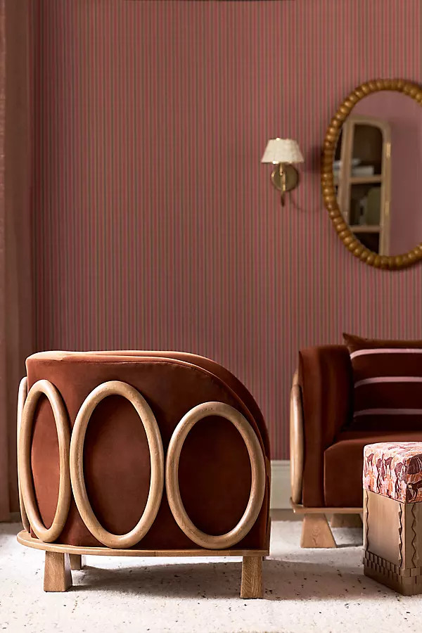LALA Reimagined Velvet Accent Chair | Anthropologie (US)