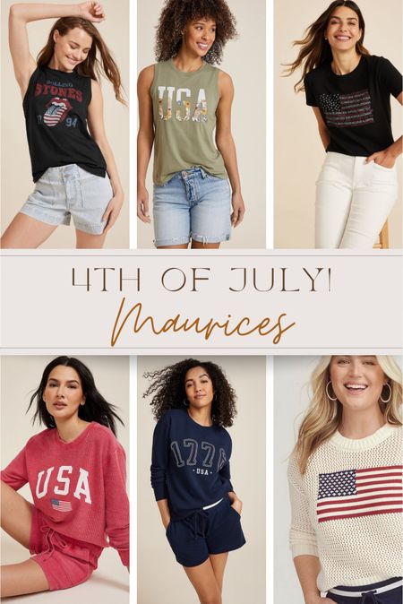 Maurices 4th of July outfits / america / Americana outfits / USA top 

#LTKOver40 #LTKSaleAlert #LTKFindsUnder50