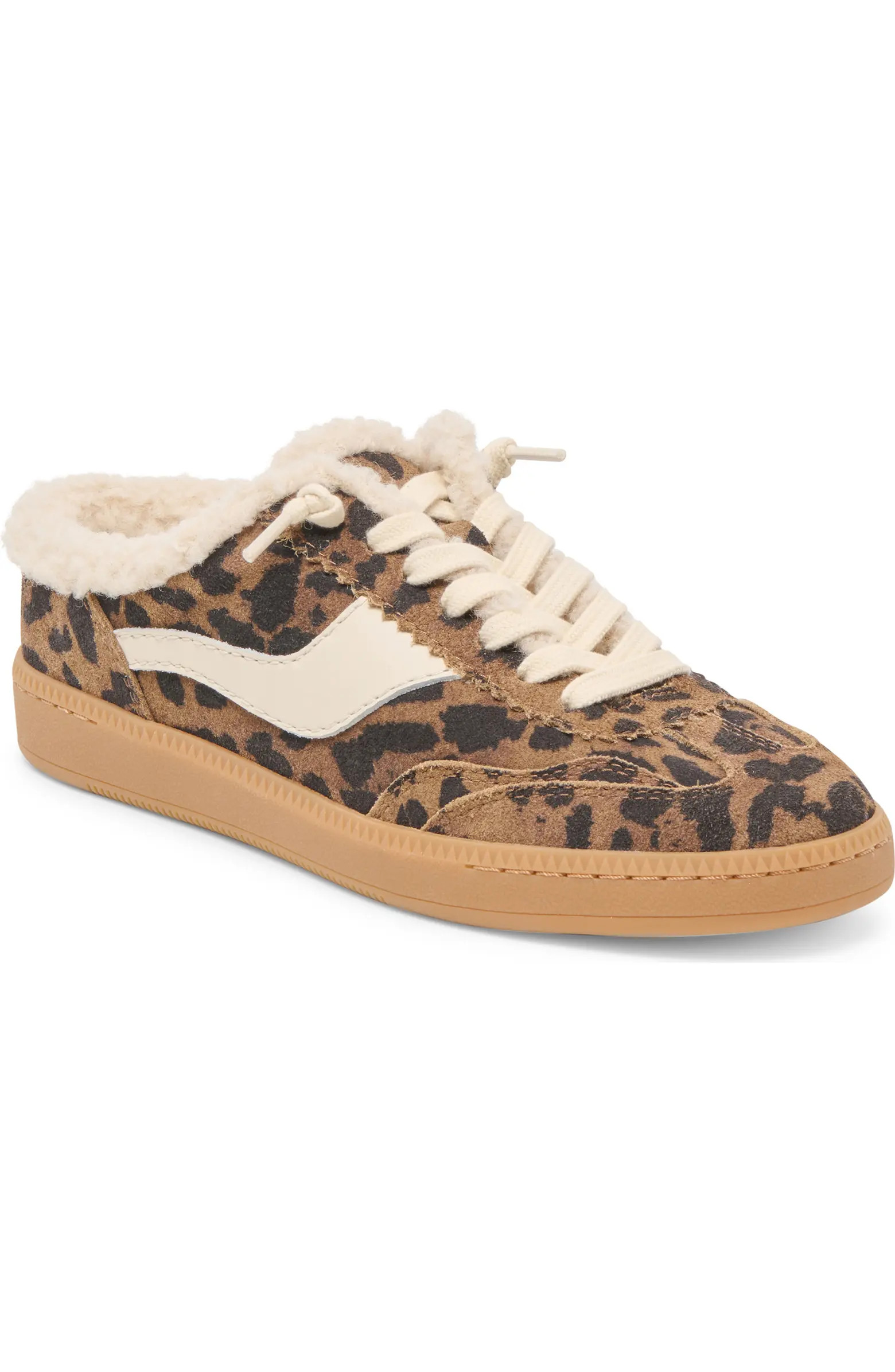 Notice Faux Shearling Sneaker (Women) | Nordstrom