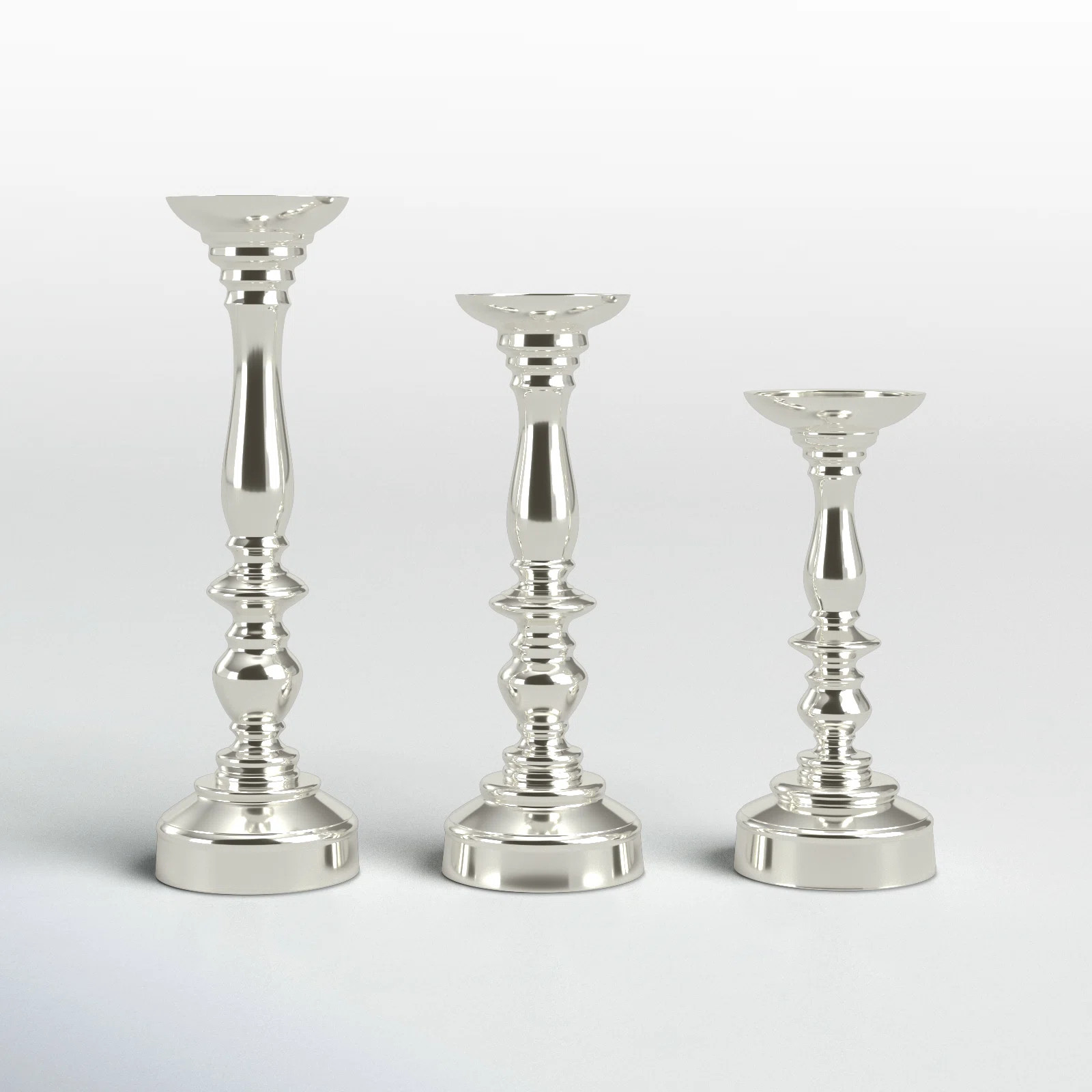 14'' H Metal Tabletop Candlestick | Wayfair North America