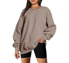 EFAN Womens Oversized Sweatshirts Hoodies Fleece Crew Neck Pullover Sweaters Casual Comfy Fall Fa... | Amazon (US)