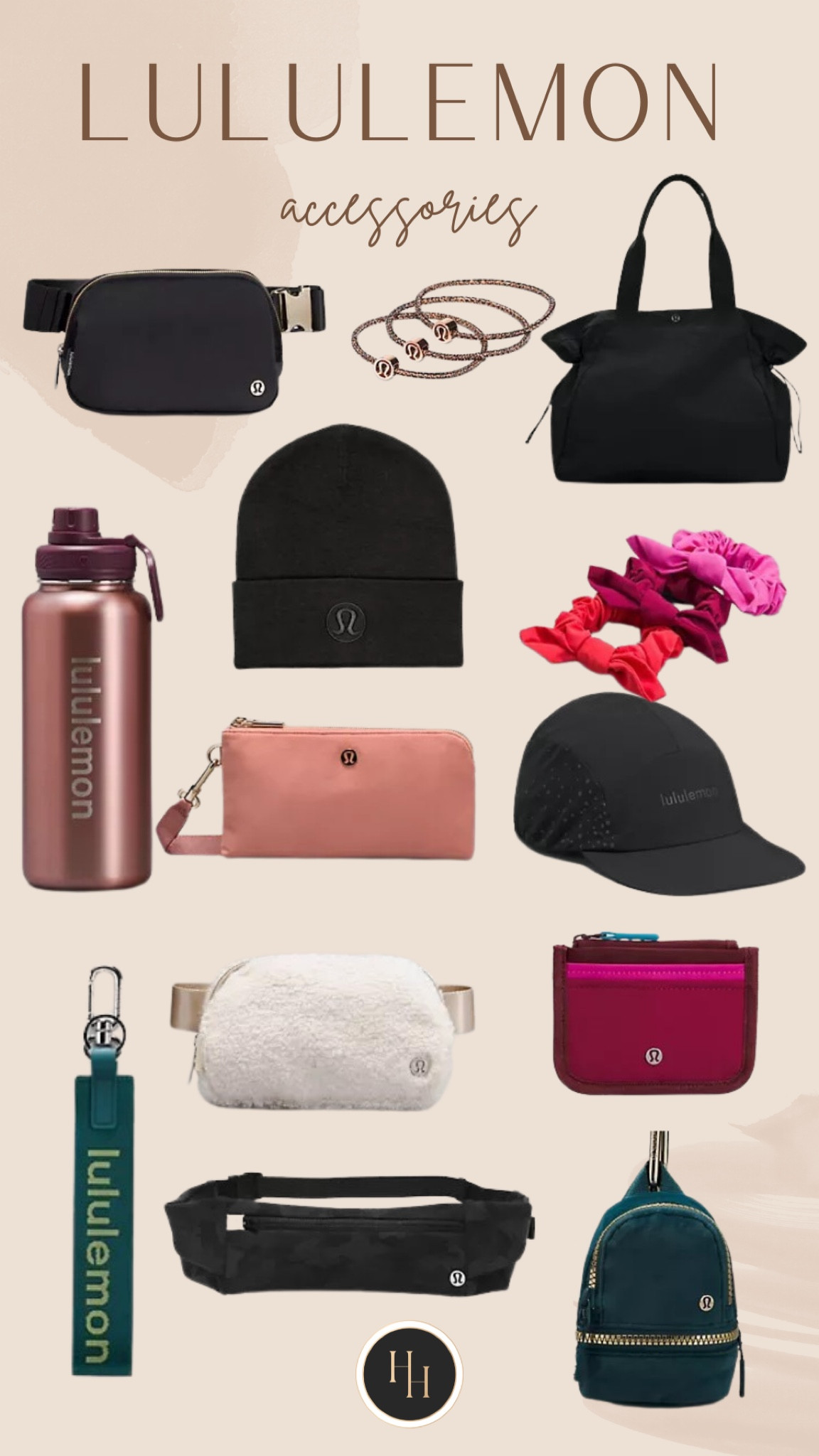 Lululemon Accessories! 
I wanted to share other popular accessories and bags at Lululemon that would make great gifts! 

Holiday gift, holidays, Christmas, Lululemon, bag, it bag, belt bag, beanie, cap, water bottle, keychain, hair ties

#LTKstyletip #LTKGiftGuide #LTKfit