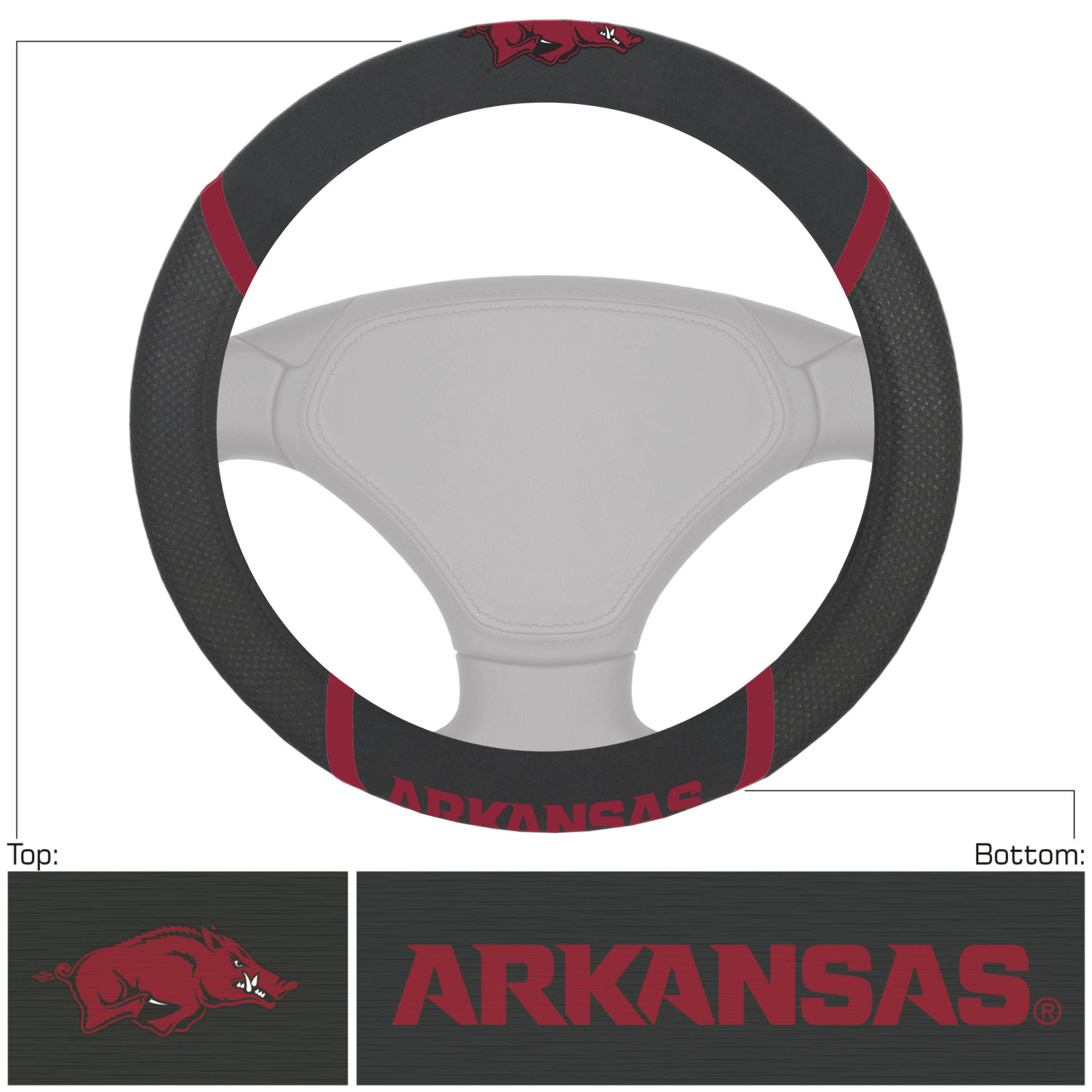 Arkansas Razorbacks Steering Wheel Cover | Fanatics