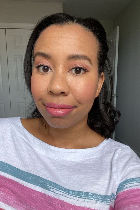 Video call makeup. I always go a little bit heavier on blush when I’m putting on makeup for a camera. Wearing the Lawless The One: Baby shadow palette. Buxom lip liner is in shade Dolly Danger with Urban Decay gloss in shade Midnight Cowgirl

#LTKsalealert #LTKunder50 #LTKbeauty