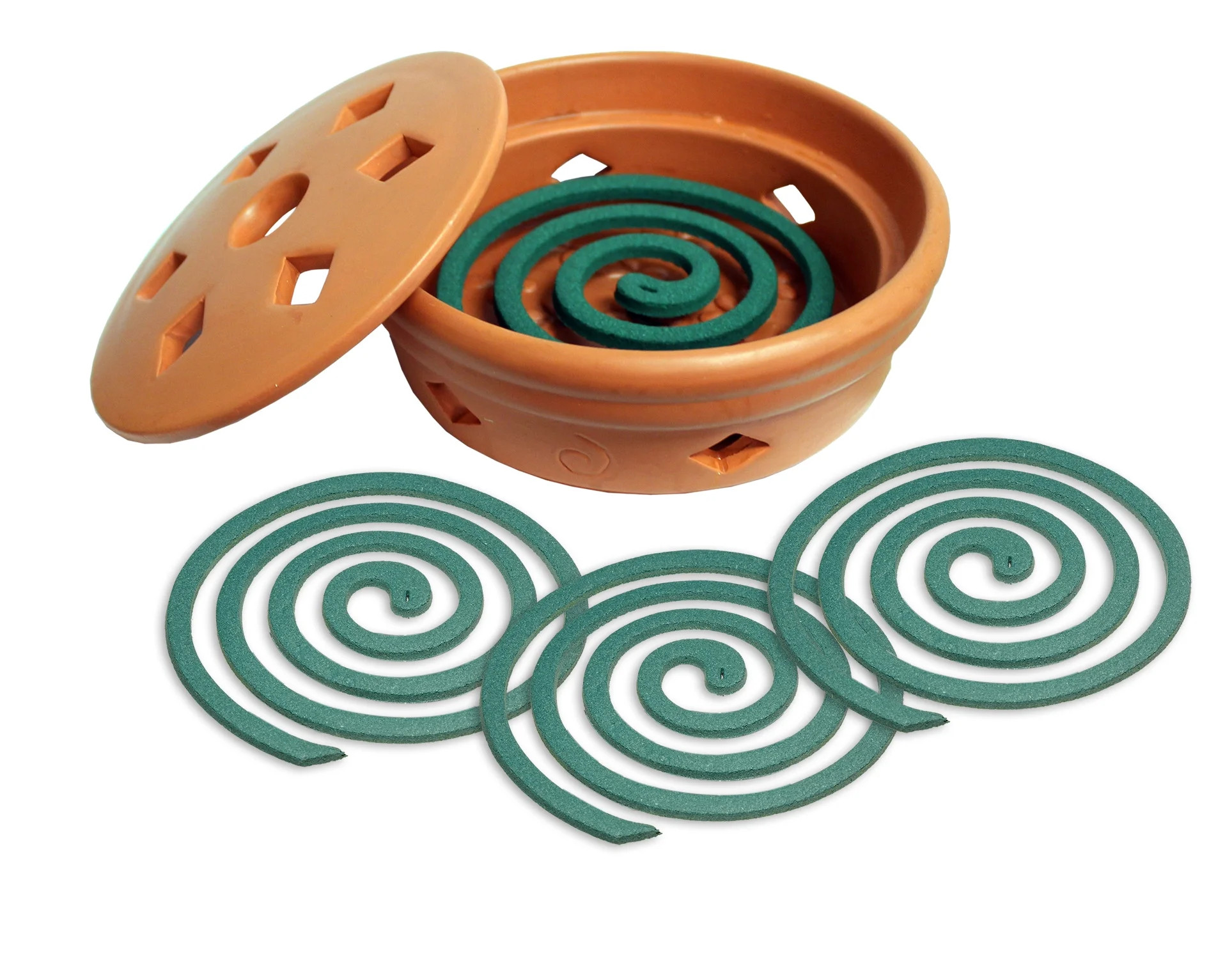 PIC Mosquito Coils with Terra Cotta Burner, Mosquito Repellent, 3 oz, 5 Pc Box | Walmart (US)