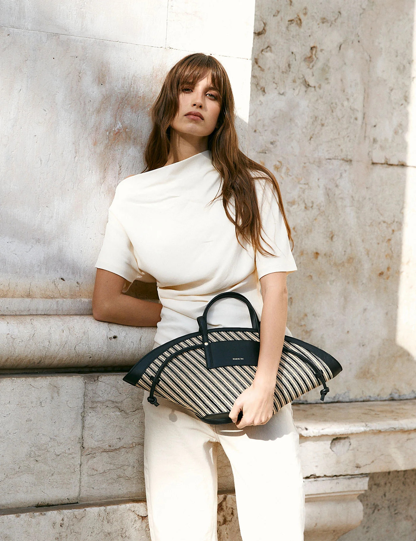 Rivière Stripes Black Basket by PARIS/64 | PARIS/64