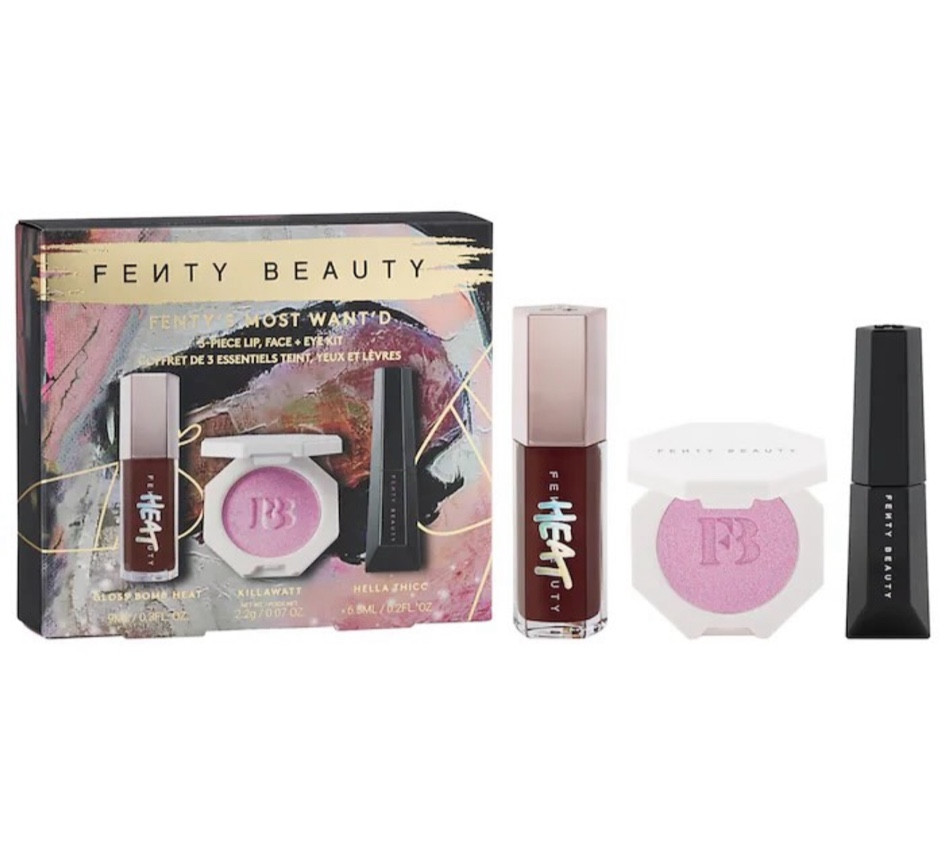 Available September 27th. Fenty Beauty Christmas 2024, holiday makeup collection, limited edition beauty, festive glam, Rihanna’s holiday picks, holiday makeup must-haves, Fenty Beauty holiday gift sets, Christmas beauty essentials, holiday makeup trends, Fenty Beauty limited edition, perfect holiday glow, holiday makeup palettes, festive red lips, shimmering eyeshadow, Fenty holiday favorites, Christmas stocking stuffers, glowing holiday skin, Fenty holiday beauty launch, bold holiday looks, holiday highlighter collection.