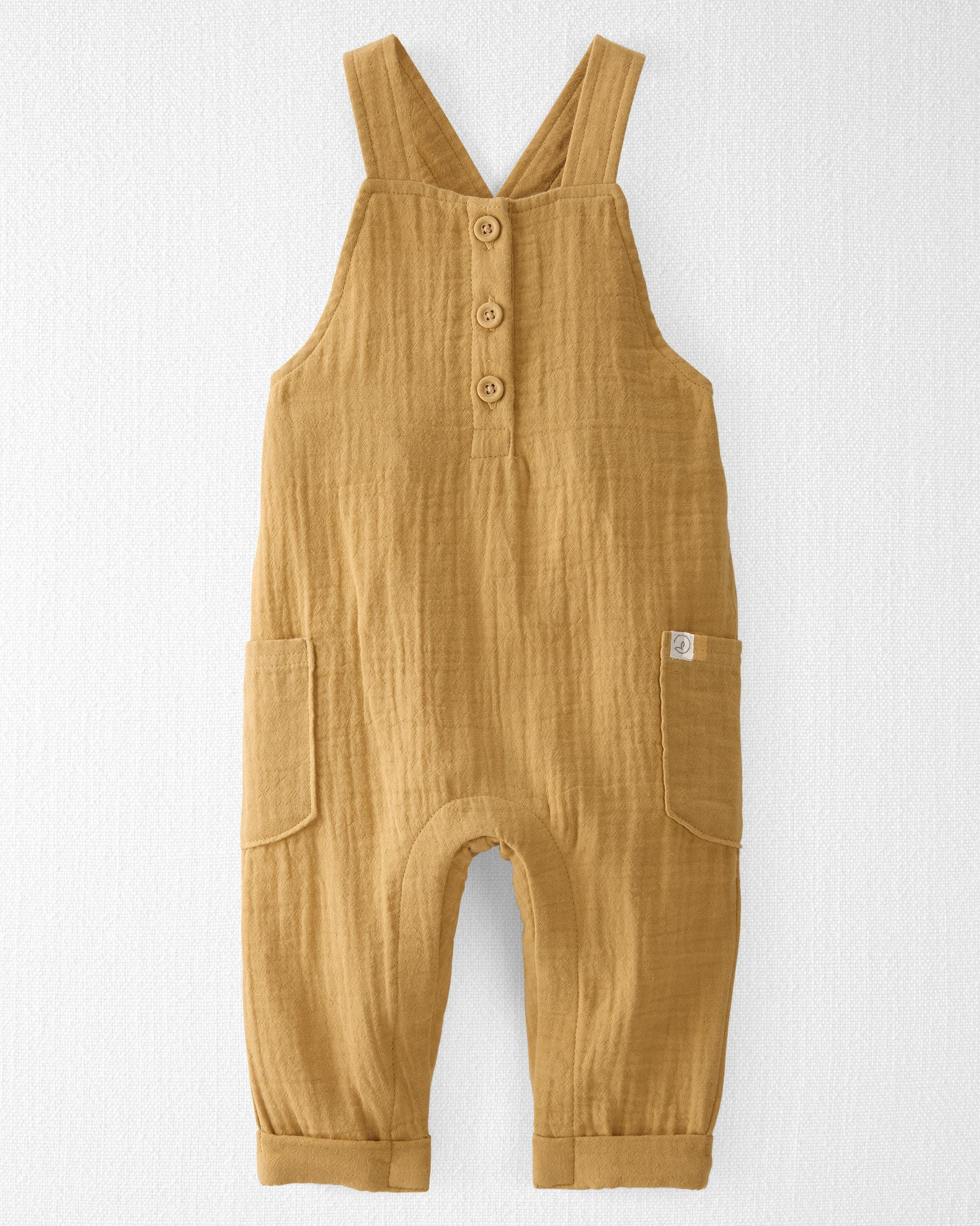 Baby Organic Cotton Gauze Overalls | Carter's