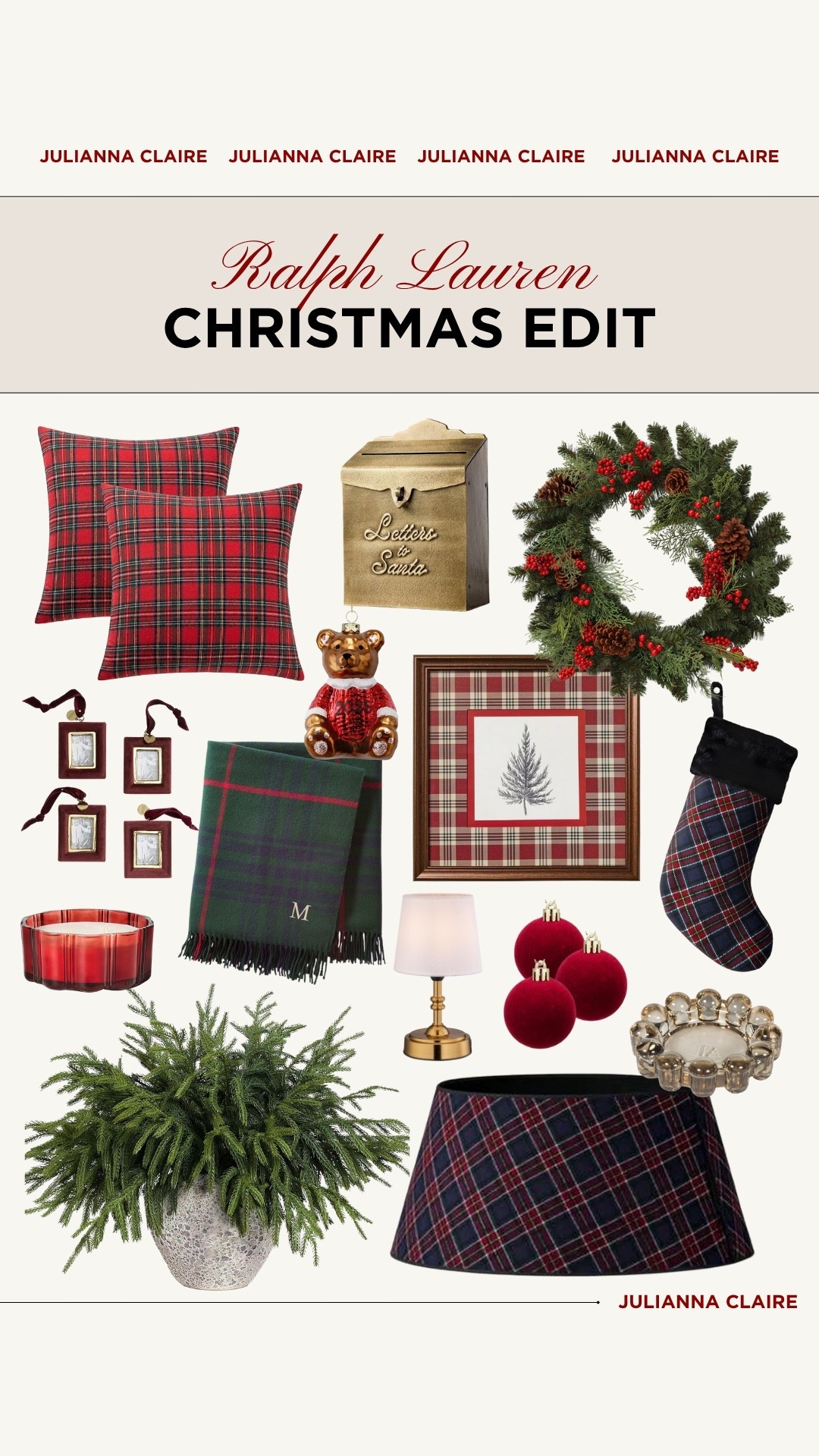 Ralph Lauren Christmas home decor favorites 🎄❤️

#LTKSeasonal #LTKHome #LTKHoliday
