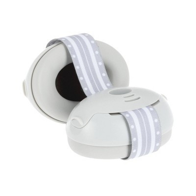Nuby Baby Earmuffs with Travel Bag - Gray: Protective Ear Covers, One Size Fits Most | Target