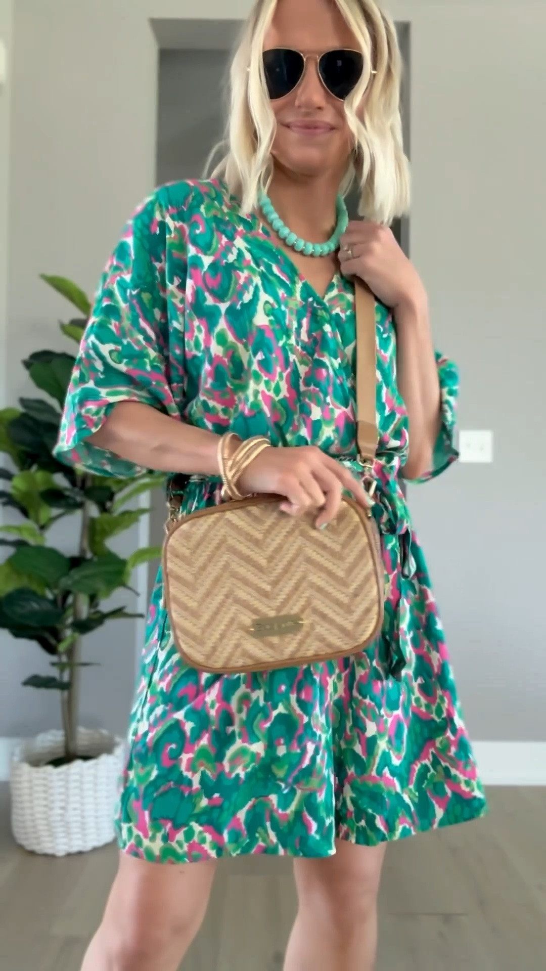 I love this romper with my straw crossbody purse!

#LTKOver40 #LTKTravel #LTKPetite