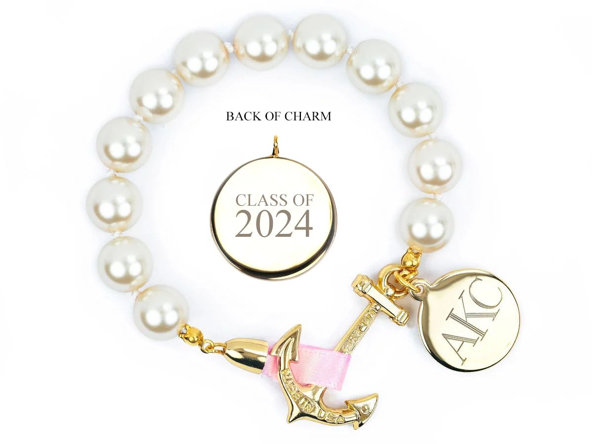 Atlantic Pearl Monogram Bracelet--Class of 2024 | Kiel James Patrick