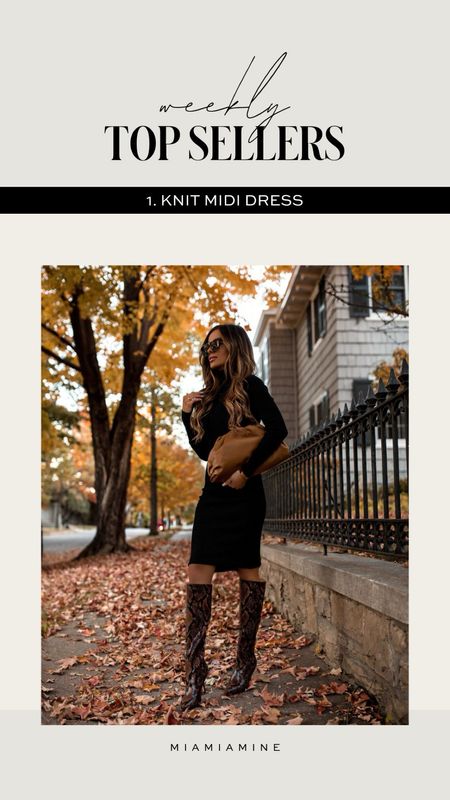 This week’s best seller on #miamiamine
Revolve knit midi dress / sweater dress 

#LTKstyletip #LTKfindsunder100 #LTKSeasonal