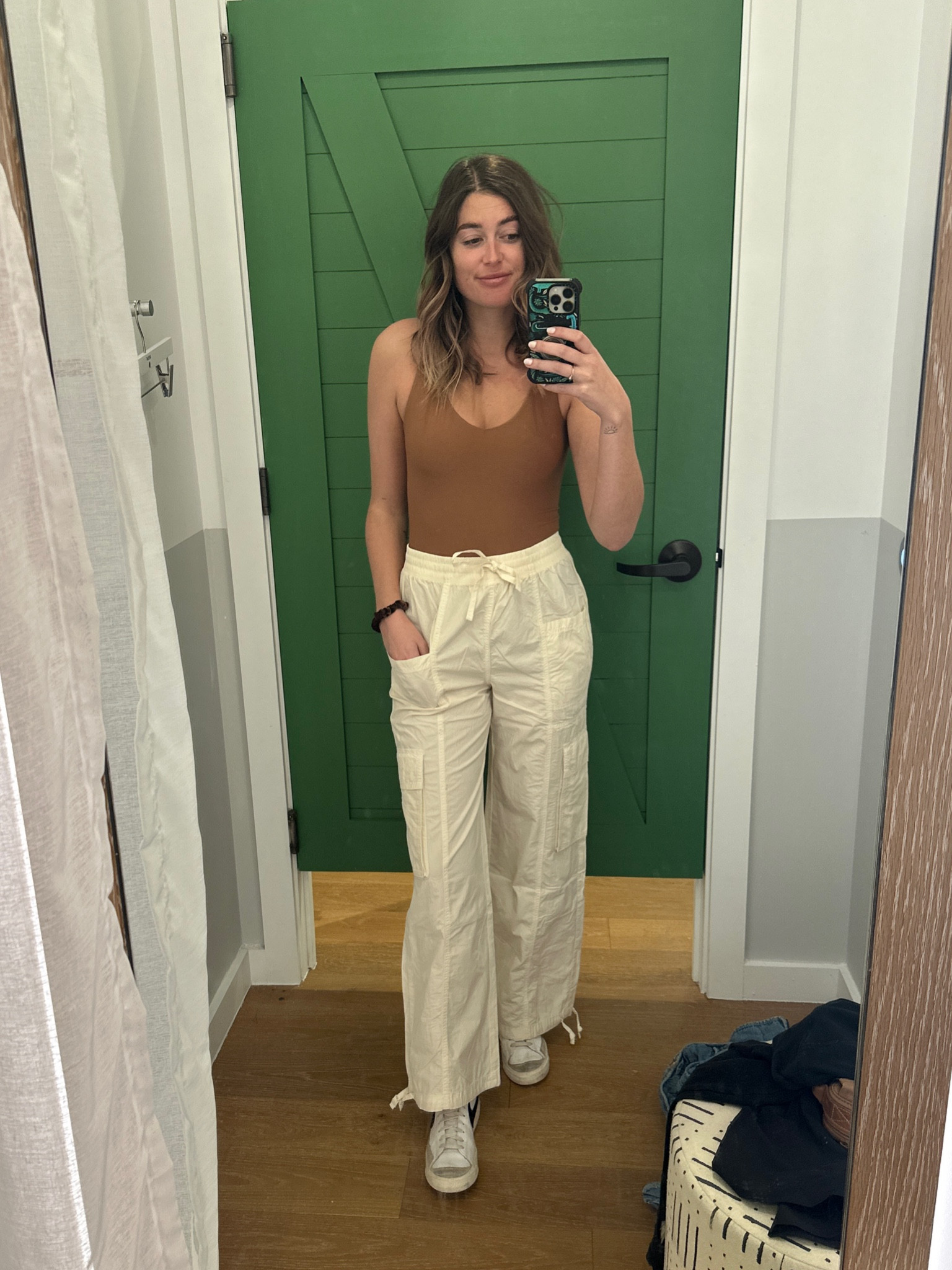 I always find so many goodies at Aerie! These are the first cargo pants I’ve tried on and I … never want to take them off! Also this body suit is SO soft and comfy! // spring summer outfit inspo vacation beach holiday 

#LTKfindsunder50 #LTKtravel #LTKSeasonal