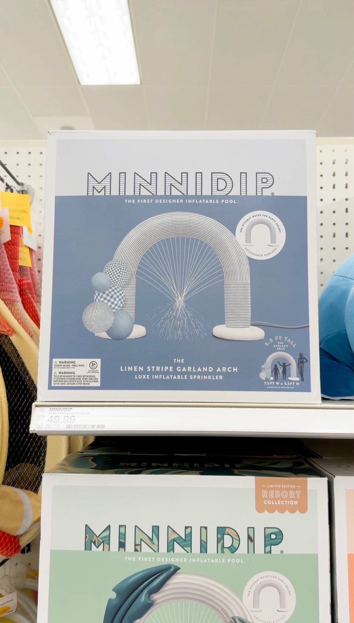 Elevate your outdoor fun this summer with this neat @Target find. 
Love this luxe arch inflatable sprinkler 🤩
Great addition to your party decor and the kids will have so much fun running through it💦

//
Inflatable sprinkler 
Water activity 
Summer activities Sidewalk chalk

#LTKmomlife #LTKKids #LTKSwim