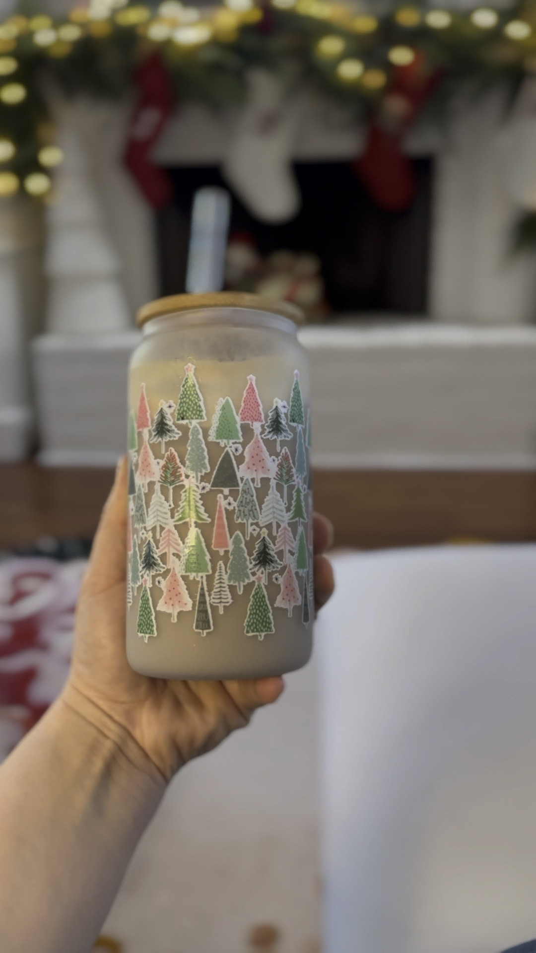 Cute Christmas glass for coffee is a must ✨ Makes a fab teacher or mother in law gift too! 🩷

#LTKHoliday #LTKGiftGuide #LTKSaleAlert