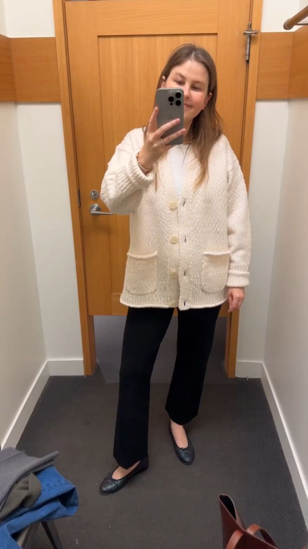 These sweater leggings are soooo comfortable and actually super chic! I had my doubts, but I’m so glad I tried them on! I’m 5’4, and I love the length. I’m wearing size medium and I’m a 28 waist. I also tried the large, but they were too loose in the legs. I’m wearing size small in this oversized cardigan, which also comes in grey. It has a nice texture so you can wear the grey sweater pants with it for a monochrome look. If you’re between sizes, size down in the cardigan. It runs a little oversized, which makes it perfect to wear with these pants! 

#LTKSeasonal #LTKStyleTip #LTKFindsUnder100
