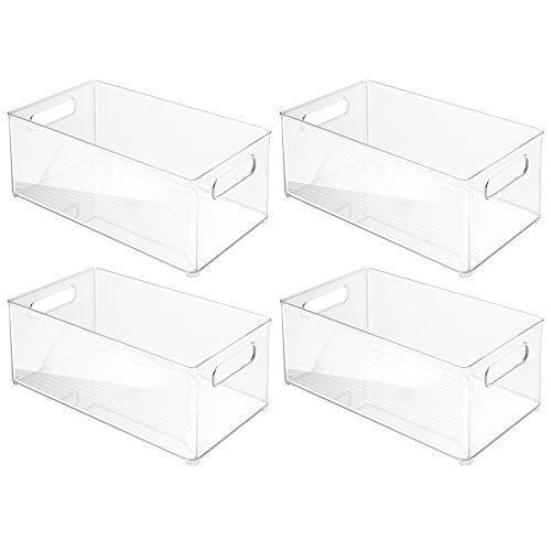 InterDesign Refrigerator or Freezer Storage Bin – Food Organizer Container for Kitchen - Deep Drawer | Amazon (US)
