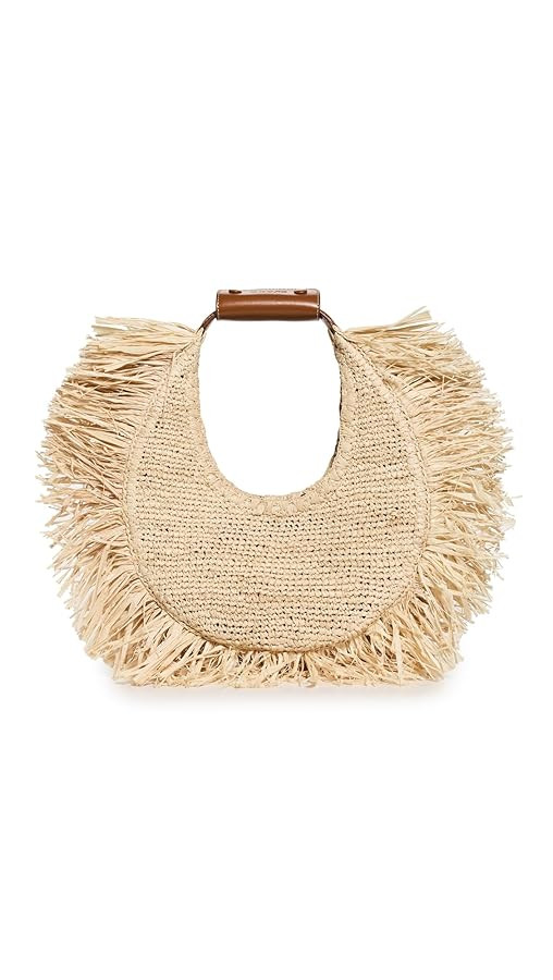 STAUD Women's Moon Raffia Tote Bag | Amazon (US)