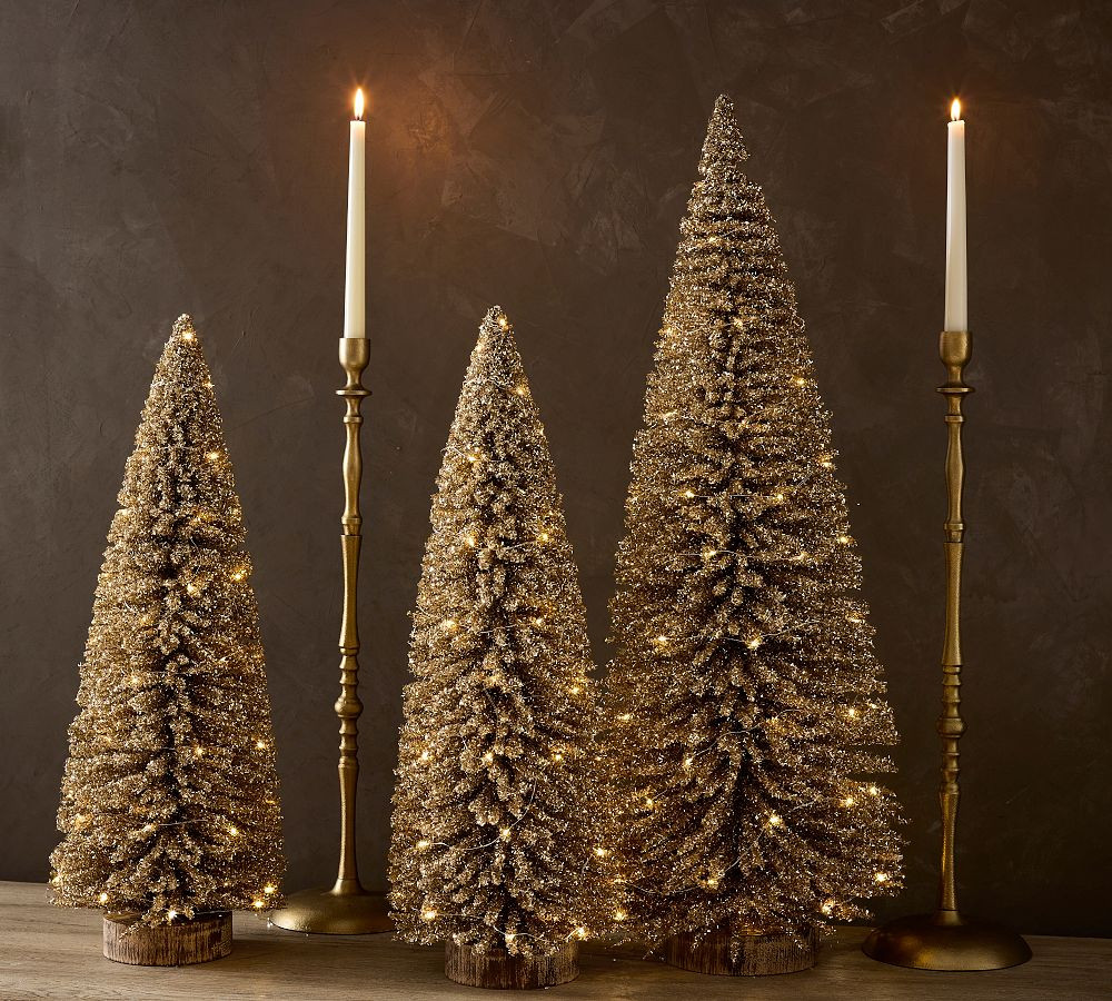 Lit Bottlebrush Trees | Pottery Barn (US)