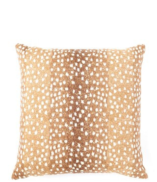 Festive Fall Collection Embroidered Animal Print Square Pillow | Dillard's