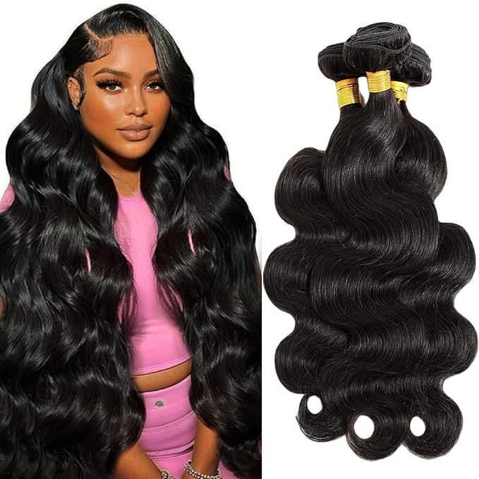 12A Human Hair Bundles 22 24 26 Inch Body Wave Bundles Human Hair 100% Unprocessed Brazilian Virg... | Amazon (US)