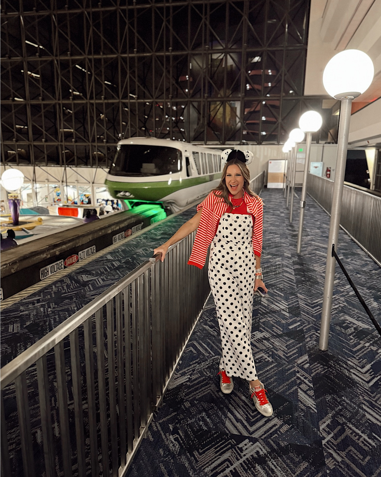 Disney date night outfit! In a small bodysuit, medium overalls, small cardigan, Etsy ears and accessories - fits tts.

What to wear to Walt Disney world women 

#LTKSeasonal #LTKootd #LTKTravel